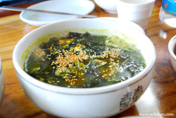 Sea Urchin Soup @ Han Seong Restaurant, Jeju-do, South Korea
